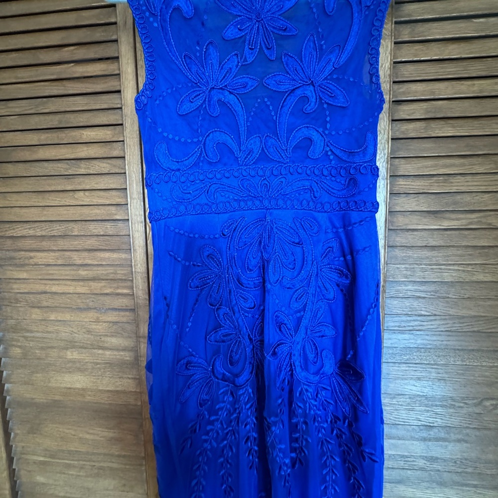 Sue Wong Cobalt Blue Dress - Picture 7 of 10
